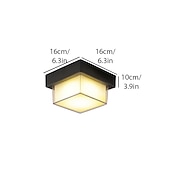 baratos Candeeiros de Teto-luminária de teto externa à prova d&#039;água e à prova de insetos varanda jardim gazebo porta de entrada corredor corredor beiral externo luminária de teto