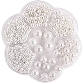 halpa helmien valmistussarja-1150kpl mustia helmihelmiä korujen tekemiseen muoviset helmihelmet löysät pyöreät tekohelmihelmet, joissa on reikiä askarteluun korvakoru choker kaulakoru rannekorun valmistus 3/4/5/6/8/10/12mm