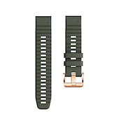 baratos Relógios Garmin-Pulseiras de Relógio para Garmin Fenix 7S Pro 6S 5S Plus Epix Pro 42mm Approach S70 42mm Instinct 2S Descent Mk2S D2 Delta S 20mm Silicone Substituição Alça 20mm Respirável Mulheres Homens Pulseira