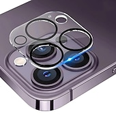 お買い得  iPhone用保護フィルム-2 PCS カメラレンズプロテクター 用途 Apple iPhone 16 iPhone 15 プロマックスプラス iPhone 14 13 12 11 Pro Max Plus Mini SE 強化ガラス 硬度9H 気泡防止 指紋防止 ハイディフィニション(HD) 防爆