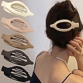 preiswerte Haarstyling-Zubehör-1 Stück Alligator-Haarspangen für Frauen, matte, flache Krallenklammern für dickes Haar, flache Haarspangen, französische Haarspangen-Kieferklammern, 4,52 Zoll Krokodilklemmen für Haare,