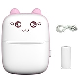 cheap Electronic Entertainment-Mini Pocket Printer Portable Thermal Printer For Android Or IOS APPInkless Printer Gift For Kids Friends Used In Home Office Study Work List Printing