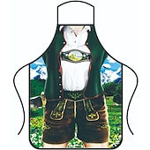levne zástěry-Pivo Oktoberfest Kostým Zástěra Dámské šaty Lederhosen Oktoberfest / pivo Bavorský Bavorský pár Bavorský Mnichov Wiesn Louky Pánské Dámské Tradiční Styl Tkanina Zástěra