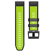 זול רצועות שעונים של Garmin-צפו בנד ל גרמין Fenix 7 7X 6 6X Pro Epix Pro 47mm 51mm Instinct 2X Approach S70 47mm S62 S60 Forerunner 955 945 Epix Marq Descent Quatix 22mm 26mm סיליקוןריצה תַחֲלִיף רצועה 22mm 26mm