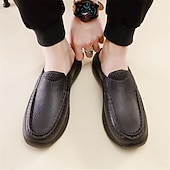 economico Sandali casual-Per uomo Pantofole e infradito Pantofole Taglie forti Pantofole da esterno Informale Stile da spiaggia Esterno Interni Giornaliero PU Traspirante Comodo Antiscivolo Mocassino Nero Marrone Estate