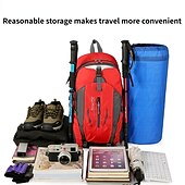 お買い得  アウトドアバックパック-ハイキング、旅行、学校に最適なアウトドア用防水ナイロンバックパック - 学生や新学期に最適な丈夫で広々としたバックパック