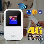 お買い得  ワイヤレスルーター-150mbps ポータブルミニ 4g lte wifi ルーターモバイルホットスポットモデムブロードバンド