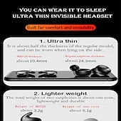 halpa TWS Todelliset langattomat kuulokkeet-Sleep Ultra-Long Standby -langaton BT -kuulokemikrofoni erittäin ohut korvanpäälle istuva urheilubassominikuulokkeita näkymättömiä Androidille ja Applelle universaali