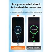 זול כבלי טלפון סלולרי-כבל טעינה סופר מהיר 120 ואט 3 ב-1 micro usb type c gaming כבל נתונים מסתובב 180° לכבל סיליקון לטלפון חכם של huawei