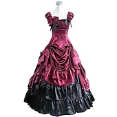 cheap Dresses-Rococo Victorian 18th Century Dress Party Costume Masquerade Maria Antonietta Plus Size Ball Gown Fancy Dress Women&#039;s Girls&#039; Carnival Masquerade Carnival Performance Party / Evening Adults&#039; Dress
