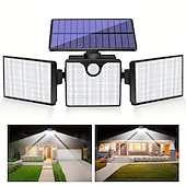 levne Venkovní nástěnná světla-266leds solární nástěnná svítidla ultra jasné vodotěsné otočné světlo s pohybovým senzorem pro venkovní zeď na verandě