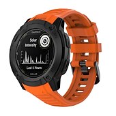 cheap Garmin Watch Bands-Watch Band for Garmin Instinct 2X Soft Silicone Replacement  Strap Elastic Adjustable Breathable Sport Band Wristband