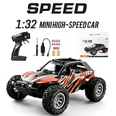 cheap RC Vehicles-132Proportion Remote Control Car Remote Control Car Max 20 Km/h 2.4Ghz High-Speed All-terrain Outdoor Electric Toy Car Boys &amp; Girls Kids Remote Control Car