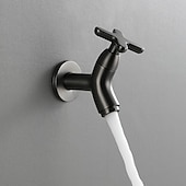 levne Nástěnné-nástěnná koupelnová baterie pouze studená voda, monoblokové umyvadlové baterie jednootvorové mosazné toaletní baterie