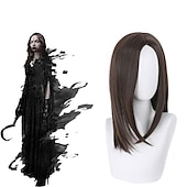 economico Parrucche dei personaggi dei film-Resident Evil 8 figlie vampiro 3 stili Parrucche cosplay castane Parrucche di Halloween
