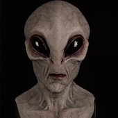 ieftine Masca și accesorii de Halloween-masca de halloween extraterestru amuzant extraterestru masca magica cosplay costum petrecere noutate masti latex cu cap complet pentru adulti si copii-halloween