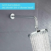 cheap Rain Shower-Shower Head Swivel Ball Adapter, Brass Chrome Ball Joint Shower Arm Head Angle Adjustable Swivel, Bathroom Shower Accessories, Shower Head Adapter
