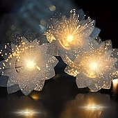 Недорогие Питание от батареек-Элегантные свадебные приемы искусственные цветы декоративные светодиоды украшение DIY волшебный венок из листьев для домашней вечеринки свадебной комнаты внутреннего и внешнего декора