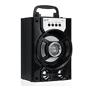 abordables Altavoces-altavoz portátil bluetooth 5.1v pa con / sin micrófono cambio de color luz led máquina de karaoke recargable compatible con tarjeta tf / usb fm, perfecto para fiestas