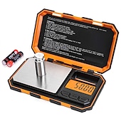 cheap Household Appliances-Digital Mini Scale 200g /0.01g Pocket Scale 50g Calibration Weight LCD Backlit Display Electronic Smart Scale