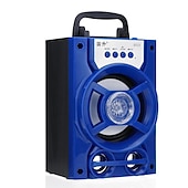 abordables Altavoces-altavoz portátil bluetooth 5.1v pa con / sin micrófono cambio de color luz led máquina de karaoke recargable compatible con tarjeta tf / usb fm, perfecto para fiestas