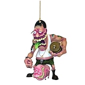 economico Ornamenti e pendenti per auto-Ciondolo per auto a forma di mostro a grande bocca 2PCS modello di bambola piatta in acrilico statua di topo pazzo Rat Fink alla guida accessori per auto Halloween decorazioni per casa