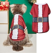cheap Cooling Vest &amp; Shirt-Dog Cat Shirt / T-Shirt Fashion Party Winter Waterproof Breathable Soft Washable Comfortable Christmas Party Casual Daily Festival Dog Clothing for Bichon Frise Pomeranian Baby Pet Papillon Small