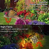 economico Illuminazione vialetto-Annaffiatoio Solare All&#039;aperto Luci Appese Bollitore Lanterna Stringa Di Luce Impermeabile Per Giardino Giardino Aiuola Ghirlanda Decor Metallo Lampada Retrò