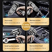 cheap Vacuum Cleaners-Car Vacuum Cleaner 13000PA Super Power Portable Vacuum Cleaner USB Rechargeable Dual Use Mini Handheld Cleaning For Car Home