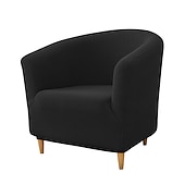 cheap Armchair Cover &amp; Armless Chair Cover-Club Chair Cover Barrel Chair Slipcover Burgundy Stretch Tub Chair Slipcover, Arm Chair Sofa Cover For Dogs Pet, Washable Couch Furniture Protector Soft Durable