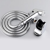 preiswerte Bidet-Armaturen-Bidet-Sprühgerät für die Toilette mit Schlauch 1,5 m, handmontierter ABS-Sprühkopf zur Wandmontage, Shattaf-Windelreinigungsset für die persönliche Hygiene