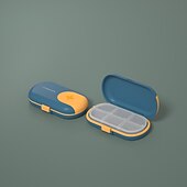 Недорогие Личный уход и здоровье-Портативная маленькая коробка для лекарств, маленькие мини-таблетки, таблетки, коробка для упаковки лекарств, 7-дневная дорожная коробка для хранения большой емкости, 1 шт.