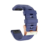baratos Relógios Garmin-Pulseiras de Relógio para Garmin Fenix 7S Pro 6S 5S Plus Epix Pro 42mm Approach S70 42mm Instinct 2S Descent Mk2S D2 Delta S 20mm Silicone Substituição Alça 20mm Respirável Mulheres Homens Pulseira