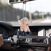 economico Ornamenti e pendenti per auto-1pc auto acrilico marrone aquila volante decorazione appesa per accessori per specchietti retrovisori ciondolo interno