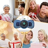 economico Massaggiatori per corpo-1pc mini patch per massaggiatore elettrico portatile per il collo allevia la schiena &amp; dolore all&#039;anca della spalla istantaneamente con il cuscinetto per massaggio cervicale