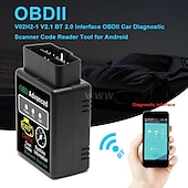preiswerte OBD-Mode v02h2-1 v2.1 BT 2.0 Schnittstelle obdii Autodiagnosescanner Codeleser-Tool für Android