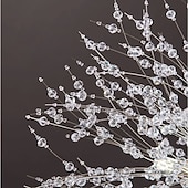 abordables Lustres uniques-lustres en cristal de luxe cluster designsputnik lustre plafonnier or suspension pour salle à manger, cuisine, salon, restaurant (or, 18/36-lumière) 110-240v