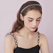 economico Accessori per acconciature-1pc moda antiscivolo fasce di plastica senza sforzo con denti pettine fasce per capelli magre per donne uomini ragazze adolescenti, denti lunghi morandi