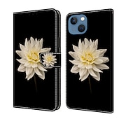 お買い得  iPhone用ケース-電話 ケース 用途 iPhone 16 iPhone15 iPhone 14 13 12 11 Pro Max Plus Mini ウォレットカードケース フリップカバー スタンド付き 磁石バックル カード挿入口 バタフライ フラワー 花 TPU PUレザー
