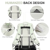 abordables Sacs à Dos de Plein Air-Sac à dos de voyage extensible avec port de chargement USB – sac à main de grande capacité pour hommes et femmes, voyages d&#039;affaires, d&#039;université ou de week-end