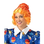 economico Parrucche dei personaggi dei film-magia scuolabus ms parrucca frizzle parrucche del partito cosplay parrucche di halloween
