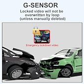 preiswerte Autofestplattenrekorder-Q9 1080p Neues Design / HD / 360 ° Überwachung Auto dvr 170 Grad Weiter Winkel 3 Zoll IPS Autokamera mit Nachtsicht / G-Sensor / Parkmodus 8 Infrarot-LEDs Auto-Recorder