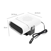 cheap Car Heating Equipment-12V/24V Demister Car Auto Portable 2 In 1 Heater Cooler Fan Plugin Dryer