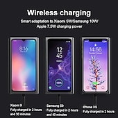 preiswerte USB-Hubs-13-in-1-USB-C-Hub-Adapter mit kabelloser Aufladung, USB-C auf HDMI, 3,5-mm-Klinke, Audio, SD, TF, HDMI, VGA, RJ45, USB 3.0, Dockingstation für MacBook Pro