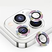 olcso iPhone-képernyővédők-1 készlet Kamera lencsevédő Kompatibilitás Apple iPhone 16 iPhone 15 Pro Max Plus iPhone 14 13 12 11 Pro Max Mini SE X XR XS Max 8 7 Plus Edzett üveg 9H erősség Anti-ujjlenyomat Nagyfelbontású (HD