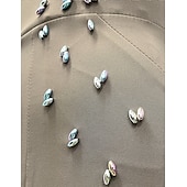 billiga Cocktailklänningar-Korsett Cocktailklänningar Elegant Klänning Formell Arbetskläder Ankellängd Utan Ärmar Hög Hals Stretch Tyg med Slits Applikationer Klänningar