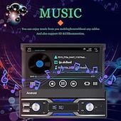 Χαμηλού Κόστους Σετ Bluetooth Αυτοκινήτου/Hands-free-7 ιντσών 1din android 10.1 ραδιόφωνο αυτοκινήτου autoradio οθόνη αφής συσκευή αναπαραγωγής πολυμέσων αυτοκινήτου υποστηρίζει ασύρματη αναπαραγωγή αυτοκινήτου και αυτόματες λειτουργίες android κάμερα