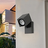 cheap Outdoor Wall Lights-Outdoor Wall SconceMotion Sensor Adjustable Waterproof IP65 Wall Fixture Lighting Aluminum LED Exterior Sconce for Indoor Outdoor Patio Porch 110-240V