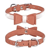 economico Collari, pettorine e guinzagli per cani-Prodotti per cani Prodotti per roditori Collari Cravatta / Papillon Regolabile Portatile Duraturo Esterno Marcia Strass
