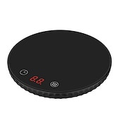 abordables Électroménager-Dessous de verre à température constante affichage numérique coussin chauffant isolation de chauffage tapis de café thermostatique intelligent base de tasse de chaleur